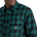 LEE JEANS Men's Retro Check Workwear Overshirt AG