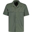 Chetopa Lee Retro Cotton Twill Shirt (Fort Green)
