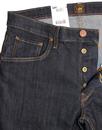 Daren LEE Jeans Retro Regular Slim Denim Jeans R