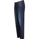 Daren Lee Retro Zip Fly Straight Cut Mod Jeans SH