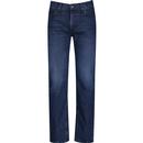 lee jeans mens daren retro zip fly straight cut mod jeans nocturne blue