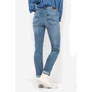 Elly LEE High Waist Slim Straight Denim Jeans (U)
