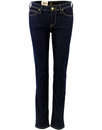 Emlyn LEE Solid Blue Straight Tapered Fit Jeans