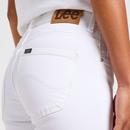 Breese Boot Lee Women's White Denim Bootcut Jeans 