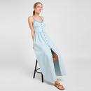 Lee Jeans Retro Western Striped Corset Maxi Dress 