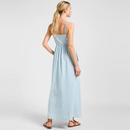 Lee Jeans Retro Western Striped Corset Maxi Dress 