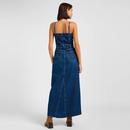 Lee Jeans Retro Americana Blue Denim Maxi Dress