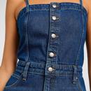 Lee Jeans Retro Americana Blue Denim Maxi Dress