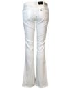 LEE Joliet Retro 1970s White Denim Bootcut Jeans