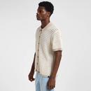 Lee Jeans Open Weave Button Up Sweater Polo (SB)