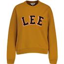 Lee Jeans Retro Varsity Lee Crew Sweatshirt Cumin