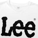 LEE Retro 90s Oversized 'Wobbly Lee' Logo T-shirt 