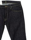 Luke LEE Retro Mod Slim Tapered Indigo Denim Jeans