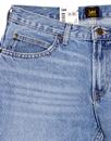 90's Rider LEE Light Blue Stonewash Denim Jeans