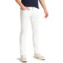 Luke LEE JEANS Retro Mod Slim Tapered White Jeans