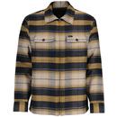 Lee Retro 70s Quilted Check Overshirt in Tumbleweed 112343185