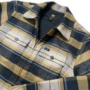 Lee Jeans Retro Check Quilted Overshirt Tumbleweed