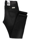 Rider LEE Men's Retro Slim Black Worn Denim Jeans