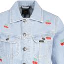 Rider Lee Women's  Retro Cherry Denim Jacket SH