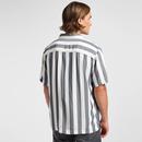 Lee Men's Retro Stripe Resort Shirt Rivet Navy