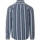 LEE JEANS Retro 70s Riveted Stripe Shirt (Indigo)