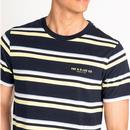 LEE JEANS Retro Multi Stripe T-Shirt SKY CAPTAIN