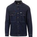lee jeans stonewash denim workwear overshirt jacket