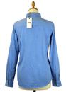 LEE JEANS Retro 60s Jaquard Dobby Shirt (Blue Ice)