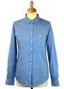 LEE JEANS Retro 60s Jaquard Dobby Shirt (Blue Ice)