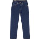 LEVI'S 501 Cropped Retro Jeans (Salsa Stonewash)