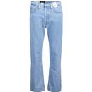 levis womens 501 original high rise cropped straight leg jeans light blue