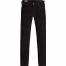 Levi's 511 Slim Stretch Retro Cord Jeans in Black