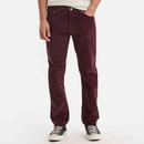 LEVI'S® 511™  Slim 14 Wale Cord Mod Jeans Burgundy