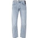 levis mens 551z authentic straight leg distressed jeans beyond contact light blue