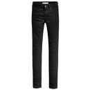 Levi's 712 Women's Retro Slim Denim Jeans in Black Sheep