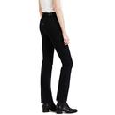 LEVI'S Women's High Rise Straight Jeans - Black