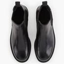 Amos Levi's® Leather Mod Chelsea Boots Full Black