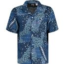 Levi's® Men's Retro 70s Camp Collar Shirt in Moonlight Blue