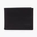 Levi's® Full Grain Leather Bifold ID Wallet Black