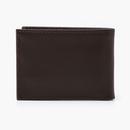 Levi's® Full Grain Leather Bifold ID Wallet Brown