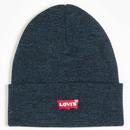Levi's Embroidered Batwing Beanie Hat in Navy Marl 380220177 