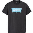 Levi's Men's Retro Housemark Batwing Logo T-shirt in Charcoal