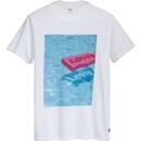 LEVI'S Retro Swimming Pool Batwing Logo T-shirt