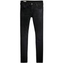 levis mens 511 slim leg jeans caboose washed black
