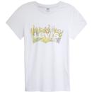 levis womens perfect batwing desert fill logo print tshirt white