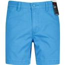 levis mens retro XX authentic chino twill shorts bright blue