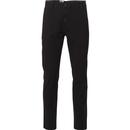 levis mens xx chino standard tapered leg trousers mineral black