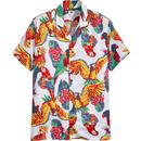 LEVI'S Cubano 70s Parrot Print Resort Collar Shirt