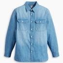 Levi's Jackson Denim Worker Shirt in Lightwash Blue 195730212