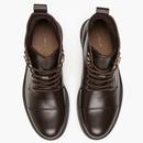 Emerson 2.0 Levi's® Retro Leather Boots Dark Brown